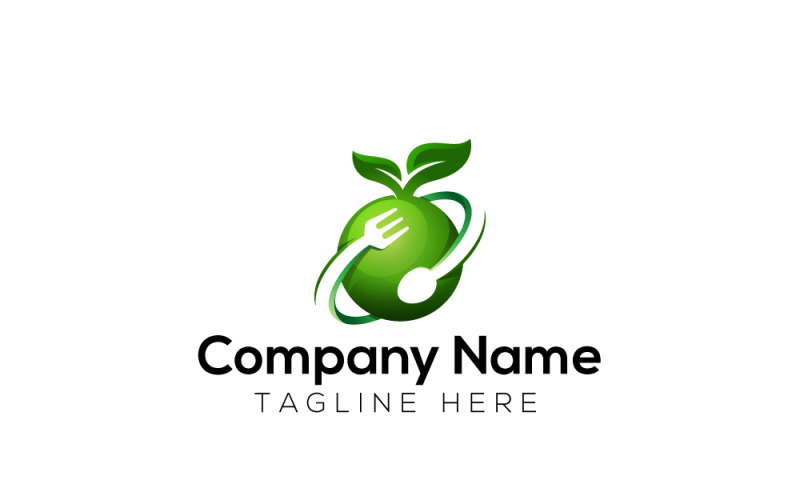 Best Food & Natural Food Logo Logo Template