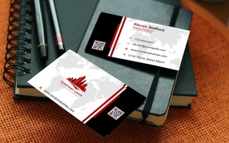 Business Card Template - E-card Template with Customizable Designs - 529