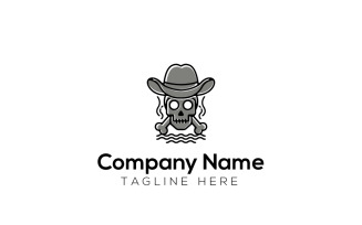 Gentle Skull Logo Design Template