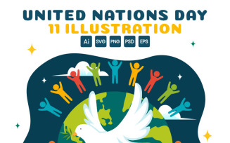 11 United Nations Day Illustration