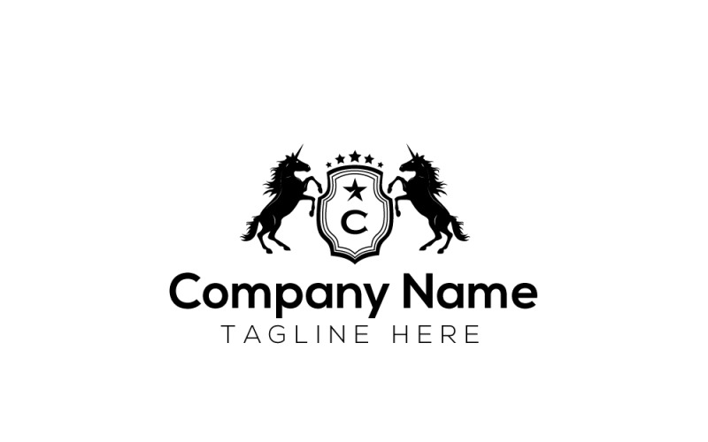 Royal Real Estate & Royal Horse Logo Logo Template