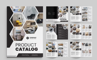 Furniture product catalog layout design product catalog template