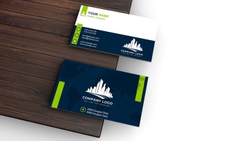 Business Card Template - E-card Template with Customizable Designs - 533