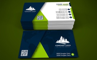 Business Card Template - E-card Template with Customizable Designs - 536