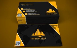 Business Card Template - E-card Template with Customizable Designs - 538