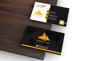 Business Card Template - E-card Template with Customizable Designs - 539