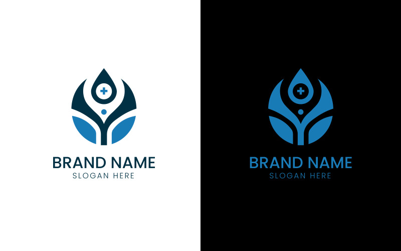 Water drop medical logo-09-315 Logo Template