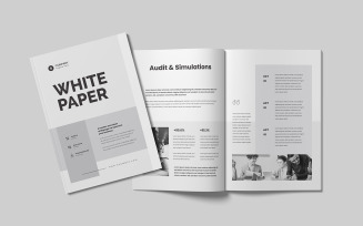 whitepaper design business whitepaper layout template