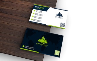 Business Card Template - E-card Template with Customizable Designs - 544