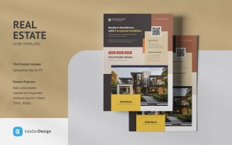 Real Estate Flyer PSD Design Templates Vol 098