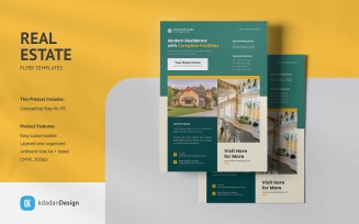 Real Estate Flyer PSD Design Templates Vol 099