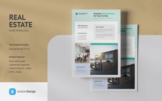 Real Estate Flyer PSD Design Templates Vol 103