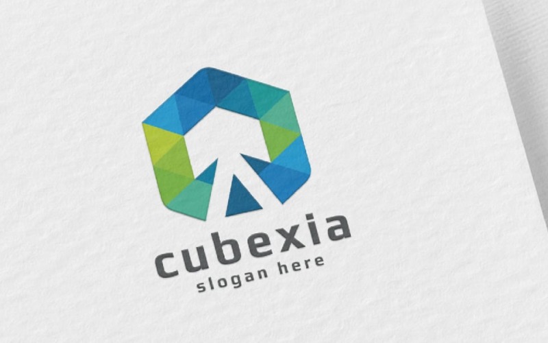 Cube Data Technologies Logo Logo Template