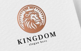 Dominant Lion Kingdom Logo