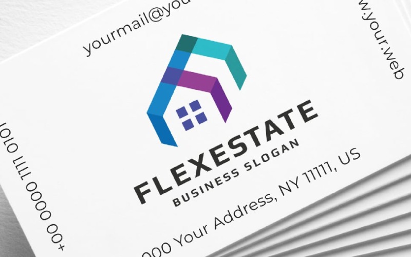 Flex Real Estate Letter F Logo Logo Template