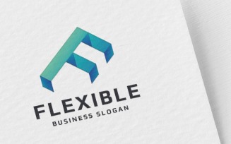 Flexible Letter F Logo Template