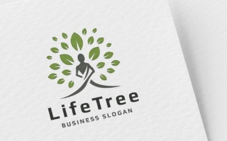 Life Tree Vitality Logo Template