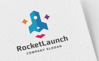 Rocket Launch Logo Template