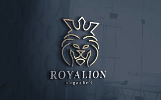 Royal Lion Brand Logo Template