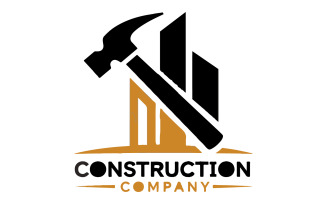 A logo design for a construction company.