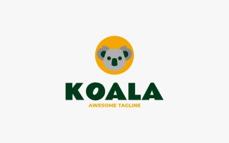 Koala Simple Mascot Logo 5