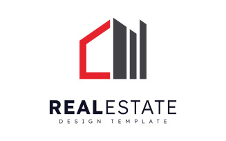 Modern Home Real Estate Vector Logo Template V1