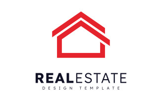 Modern Home Real Estate Vector Logo Template V5