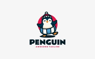 Penguin Mascot Cartoon Logo 10