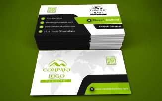 Business Card Template - E-card Template with Customizable Designs - 552