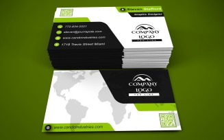 Business Card Template - E-card Template with Customizable Designs - 553