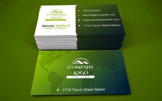 Business Card Template - E-card Template with Customizable Designs - 554