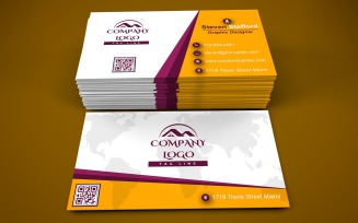 Business Card Template - E-card Template with Customizable Designs - 557