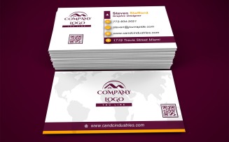 Business Card Template - E-card Template with Customizable Designs - 560