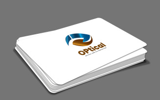 Optical Eye Lens Vision Logo