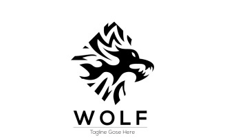 Wolf Logo & Wild Animal logo Design