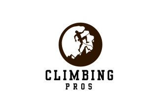 Climbing Pros Logo Logo Design template