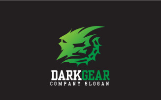 Dark Gear Logo design template