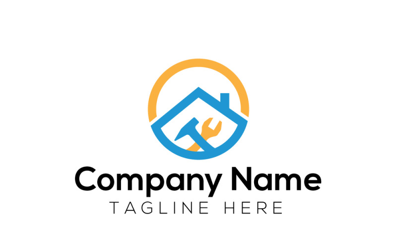 Diy Home & Decorative House Logo Design Logo Template