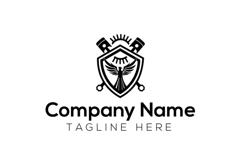 Eagle Automotive Logo Design 2 Logo Template