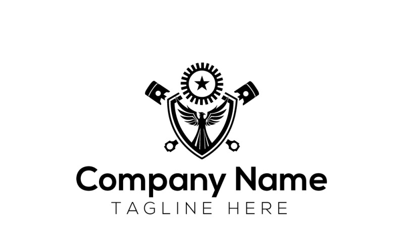 Eagle Automotive Logo Design Logo Template