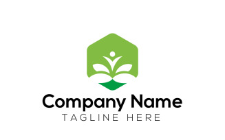 Eco Green Logo Design Template