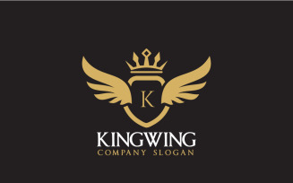 King Wing Logo design Template