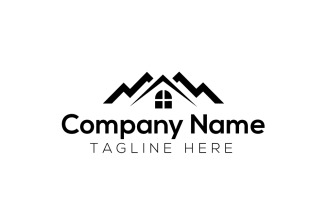 Mountain Property Logo Design Template