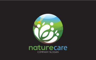 Nature Care Logo & People Logo design