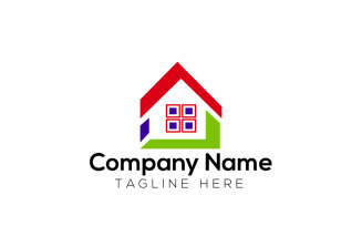 Modern Home & Creative home Logo design Template