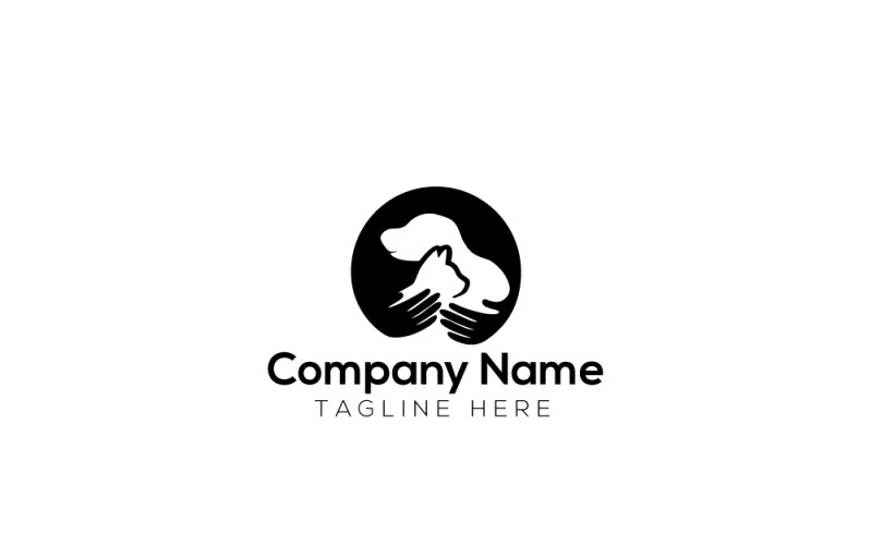 Pet Care Logo Design Template 2 Logo Template