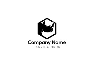 Rhino Logo Design Template 2