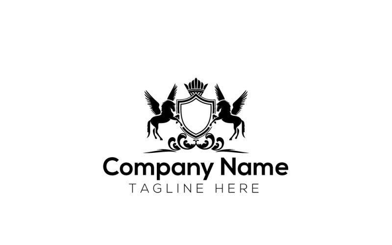 Royal Real Estate & Royal Horse Logo 2 Logo Template