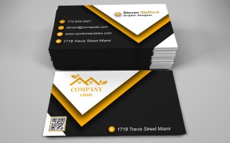 Business Card Template - E-card Template with Customizable Designs - 566