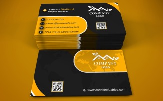 Business Card Template - E-card Template with Customizable Designs - 568